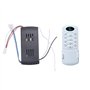 Joselin Ventilateur de Plafond Kit de Télécommande 40W Remplacement à 6 Vitesses Remote et Récepteur pour Les Ventilateurs et Lu