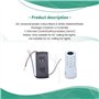 Joselin Ventilateur de Plafond Kit de Télécommande 40W Remplacement à 6 Vitesses Remote et Récepteur pour Les Ventilateurs et Lu