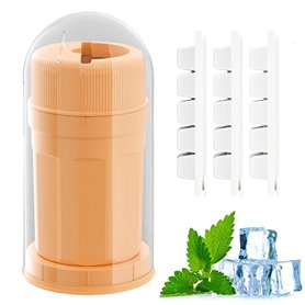 Bnnlqpsttg Grille de Glace Rotative Moule Bloc Glace Tasse de Fabrication Glace Boîte de Fabrication Glace Domestique Machine à