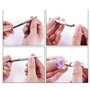 Pesfehhy 11 Pièces Ensemble de Forets Hélicoïdaux à Main 0.5-2.0mm Outil de Poinçonnage à Main pour le Travail Du Bois Kit D'Ent