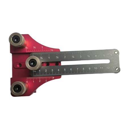 Sliccoom Gabarit à Bande Mince pour la Scie à Table - 3/4 Pouces X pour les Emplacements 3/8 Pouces - Guide de Coupes Étroites R