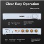 Pesfehhy Amplificateur de Puissance Numérique Stéréo Hi-FI Amplificateur Numérique Hi-FI Classe D Amplificateur Audio vers Bluet
