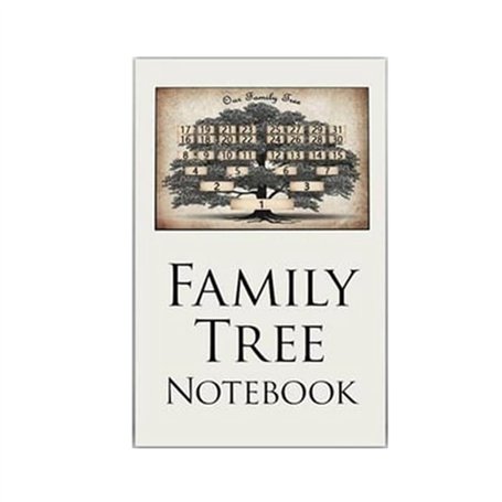 Kueohse Cahier D'Arbre Généalogique en Livre Blanc pour