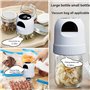 Toolvvik Ensemble de Scellant sous Vide Portable pour Bocaux avec Scellant Automatique pour sous Vide pour Bocaux à Ouverture La