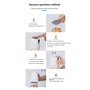 Toolvvik Ensemble de Scellant sous Vide Portable pour Bocaux avec Scellant Automatique pour sous Vide pour Bocaux à Ouverture La