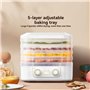 Gosera Séchoir Alimentaire Électrique Intelligent à 5 Couches avec Fonction de Minuterie Intelligente pour Fruits et Légumes. Ma