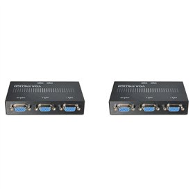 Mauedest 2 x 2 en 1 Out SVGA VGA 2 PORTES Un Moniteur Deux MANUEL COMMUTATEUR SPLITTER