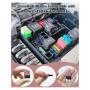 Knoruley Fusible Réarmable ATC pour Voiture 7,5A ATO Fusible Réarmable 32VDC Standard pour Bateau SUV Voiture Combo de Fusibles 