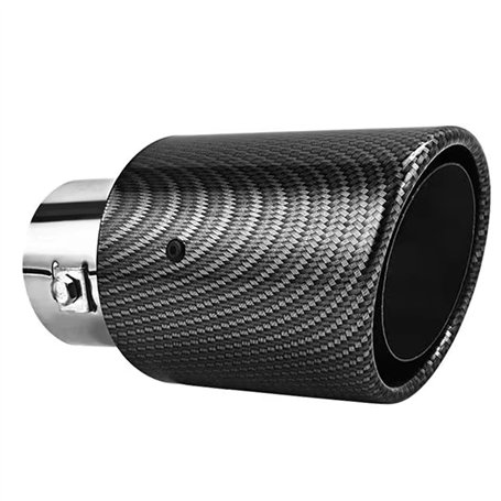 Ohulelks Embout de Tuyau de Silencieux D'Échappement en Fibre de Modifié pour Voiture
