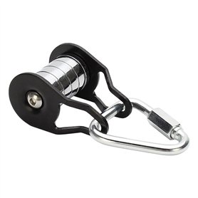 Kueohse Rouleau de slackline avec mousqueton pour enfants - Zipline d'arrière-cour - Accessoire d'entraînement pour fitness