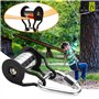 Kueohse Rouleau de slackline avec mousqueton pour enfants - Zipline d'arrière-cour - Accessoire d'entraînement pour fitness, par