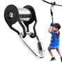 Kueohse Rouleau de slackline avec mousqueton pour enfants - Zipline d'arrière-cour - Accessoire d'entraînement pour fitness, par
