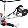 Kueohse Rouleau de slackline avec mousqueton pour enfants - Zipline d'arrière-cour - Accessoire d'entraînement pour fitness, par