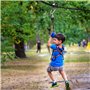 Kueohse Rouleau de slackline avec mousqueton pour enfants - Zipline d'arrière-cour - Accessoire d'entraînement pour fitness, par