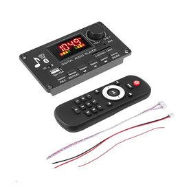 Gosera ÉCran Couleur Lecteur MP3 DéCodeur Carte 2X40W Amplificateur Enregistrement D'Appel BT Car FM Radio Module Support TF USB