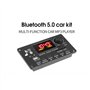 Gosera ÉCran Couleur Lecteur MP3 DéCodeur Carte 2X40W Amplificateur Enregistrement D'Appel BT Car FM Radio Module Support TF USB