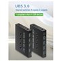 Mocturnity Sélecteur KM de Commutateur USB 3.0 4 Ordinateur Portable PC Hôte Partageant 4 Périphériques USB Boîtier de Commutati