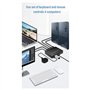 Mocturnity Sélecteur KM de Commutateur USB 3.0 4 Ordinateur Portable PC Hôte Partageant 4 Périphériques USB Boîtier de Commutati