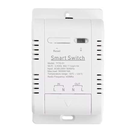 Knoruley Capteur de Température Commutateur de Température Moniteur de Puissance Tuya 16A 3000W avec Sonde Thermostatique pour A