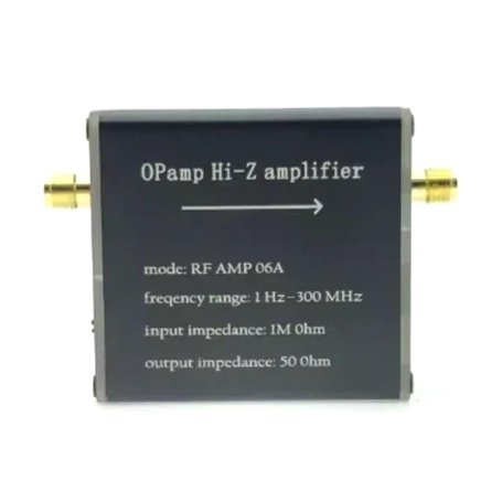 yomoe Amplificateur Hi-Z RF AMP 06A 1Hz-300MHZ 50 Ohm Amplificateur Haute Impédance
