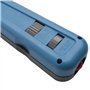Rinteea Outil de poinçonnage avec 110 et 66 lames, câble réseau Cat6/Cat5E outils d'insertion de bornes d'impact téléphonique