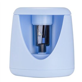 Fozriybefy Taille-Crayon Électrique Rotatif avec Chargeur USB et Batterie au Lithium pour Fournitures Scolaires et de Bureau Ble