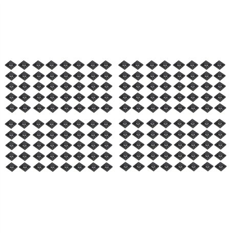 Xiniy 400 Pieces Auto-Adhesif Cable Attache Base Support 20 x 20 x 6mm