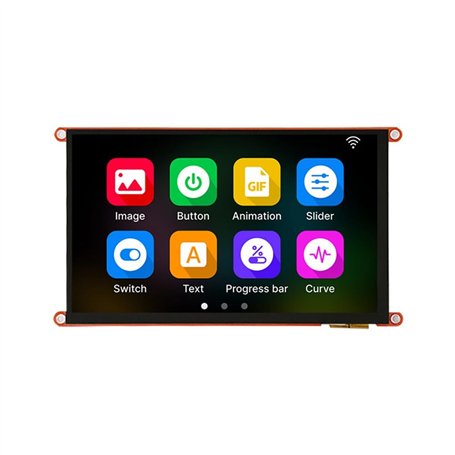 Iyalezirk Carte de développement D121BBV avec écran tactile capacitif IPS de 7 pouces et logiciel de couche supérieure GUITION i
