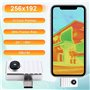Wrtysully Caméra Infrarouge USB Imageur Thermique 90° Type-C Prend en Charge la Prise de Photos et L'Enregistrement de Vidéos 80