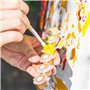 Toolvvik 100 Bandes 600 Pots Pots de Peinture Vides Pots de Peinture Acrylique pour Écoles Salles de Classe Fournitures de Peint