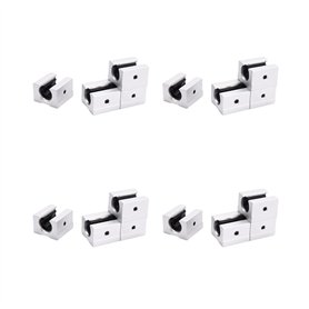 Mocturnity 16 x SBR12UU Bloc de Roulement de Routeur de Mouvement Lineaire En Aluminium de 12mm
