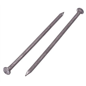 Lot de 150 clous de construction à tête ronde et plate en acier de 1