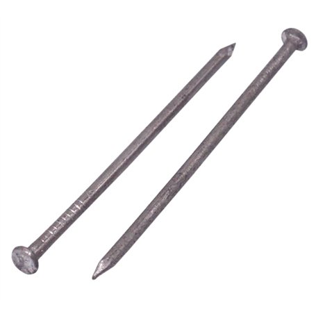 Lot de 150 clous de construction à tête ronde et plate en acier de 1