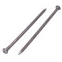 Lot de 150 clous de construction à tête ronde et plate en acier de 1