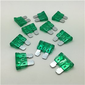 Fusibles à lame standards pour voiture 30 Amp ATO - Lot de 10