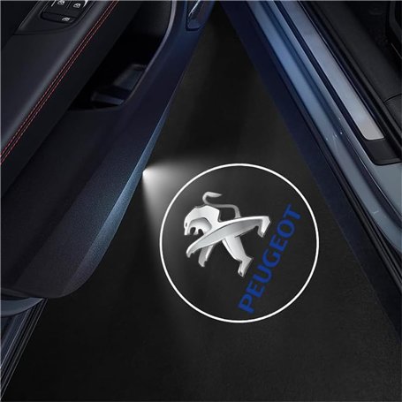 QSLLLY 2 Pièces Feux Bienvenue Voiture pour Peugeot 206 207 208 3008 308 307 406 407