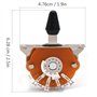 Joyance Commutateur de guitare électrique à 5 voies - Construction en métal et plastique - Avec vis - Interrupteur à lame de rec