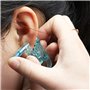 LATTCURE 8 Outil de Perçage D'oreilles Piercing à l'oreille Pistolet outil de piercing corps sans Douleur,Saine de Sécurité Pier