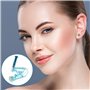 LATTCURE 8 Outil de Perçage D'oreilles Piercing à l'oreille Pistolet outil de piercing corps sans Douleur,Saine de Sécurité Pier