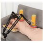 NNYROKJF Support De Moxibustion Vertical À Usage Domestique – Hauteur Réglable, Boîte À Fumée Amovible, Outil De Thérapie Moxa P