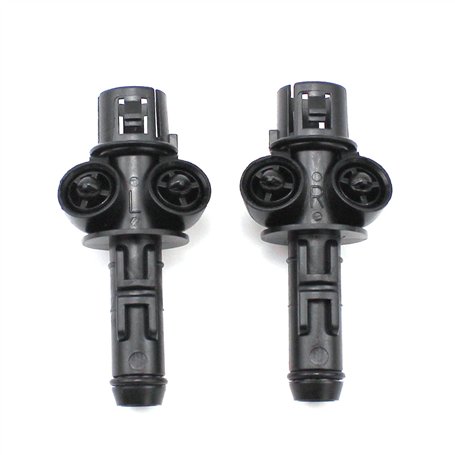 BTFWM Pare-chocs avant buse de phare pulvérisateur Jet laveuse phare nettoyant couvercle adaptateur support