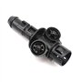 BTFWM Pare-chocs avant buse de phare pulvérisateur Jet laveuse phare nettoyant couvercle adaptateur support, for Toyota, Avensis