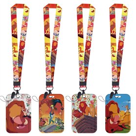 OPVXZAD Porte Cartes Lion Avec Lanière