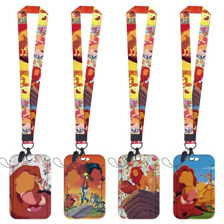 OPVXZAD Porte Cartes Lion Avec Lanière