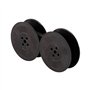 Muuoeou Lot de 5 rubans encreurs double bobine pour machine à écrire - Noir - Double bobine - Pour la plupart des machines à écr