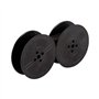 Muuoeou Lot de 5 rubans encreurs double bobine pour machine à écrire - Noir - Double bobine - Pour la plupart des machines à écr
