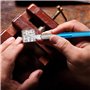 Qerwsdty Lot de 62 couteaux de bricolage - Lame de couteau polyvalente - Peut être utilisée pour le bricolage, les œuvres d'art,