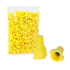 Yominerr 500 Connecteurs de Fils Ailés Jaunes