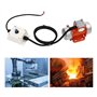 Reykentu Moteur de Vibration Électrique 60 W DC24 V avec Contrôleur de Vitesse, Moteur Sans Balais à Grande Vitesse en Alliage, 