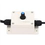 Reykentu Moteur de Vibration Électrique 60 W DC24 V avec Contrôleur de Vitesse, Moteur Sans Balais à Grande Vitesse en Alliage, 